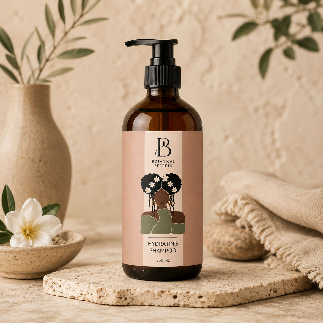 Botanical Secrets Hydrating Shampoo product styling