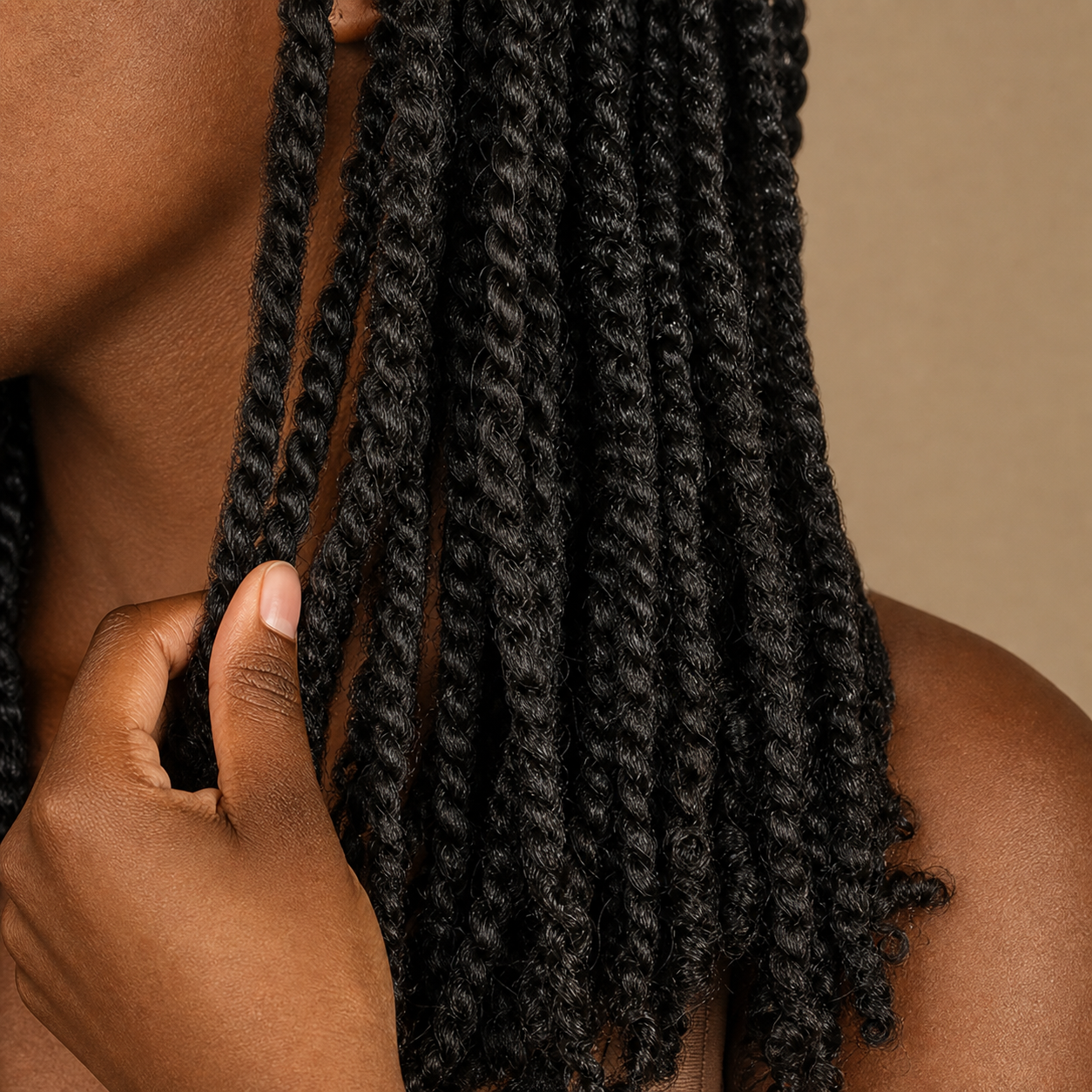 Nourish natural hair lengths and ends